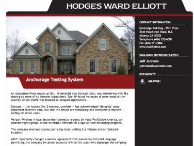Real Estate Marketing Platform ( Warroom ) for Hodges, Ward, Elliot